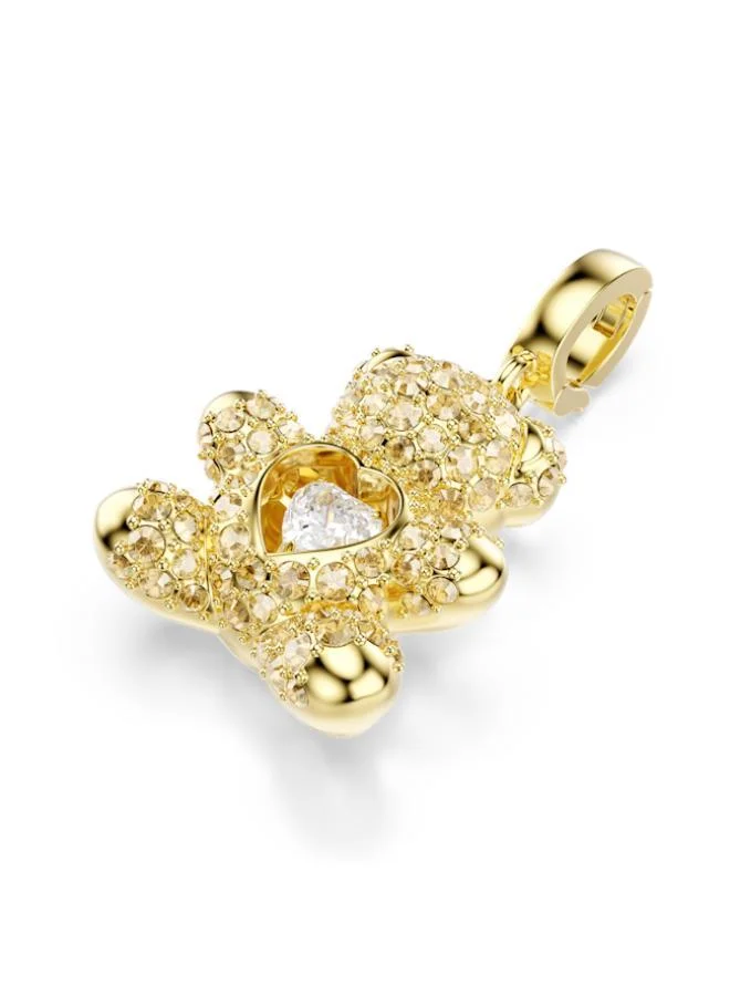 SWAROVSKI  Idyllia Gold Tone Plated Teddy Crystal Charm Bracelet for Women | Best Price UAE
